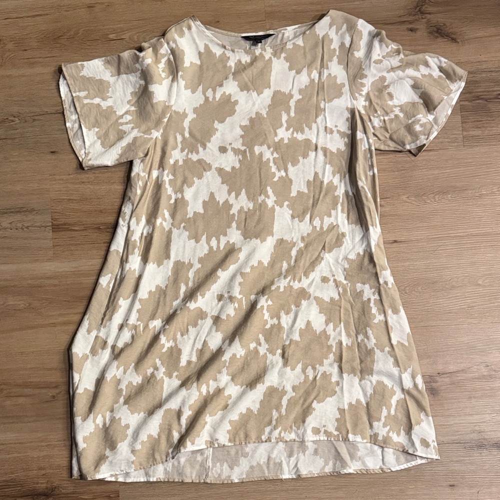 Armani Exchange Cream and White Dress